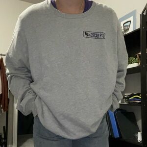 Unisex Bella + Canvas XL light grey TSU pullover